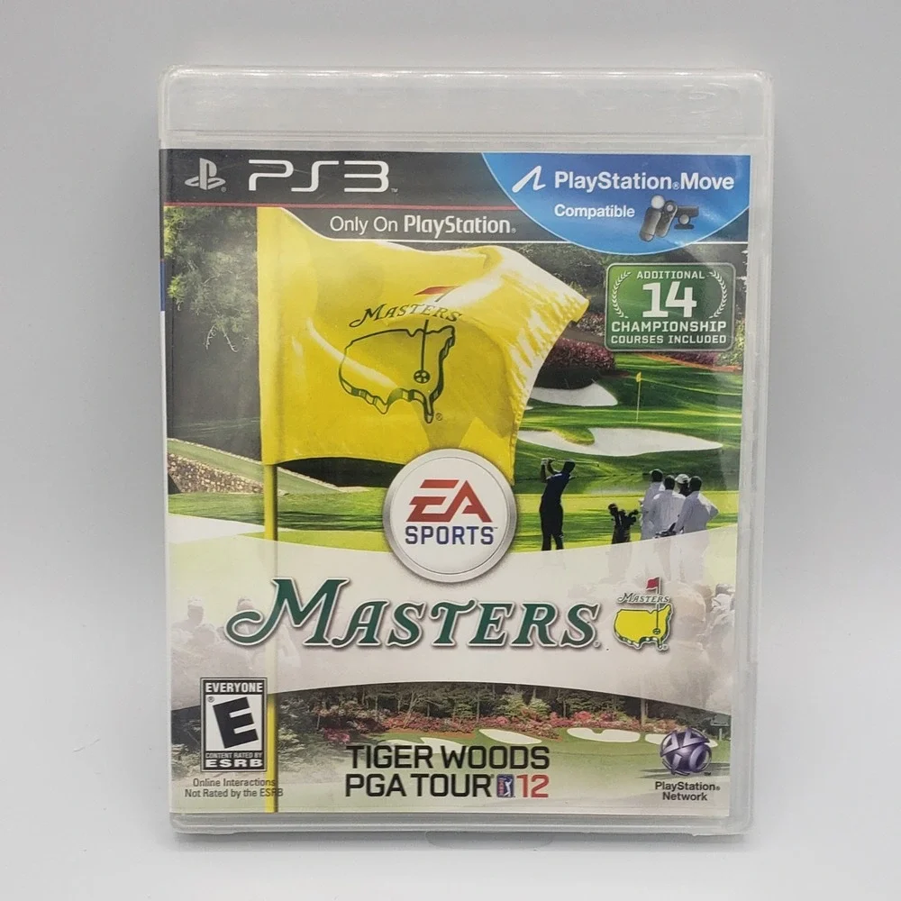 Tiger Woods PGA Tour 12 The‎ Masters Sony PlayStation 3 PS3 Game New Sealed